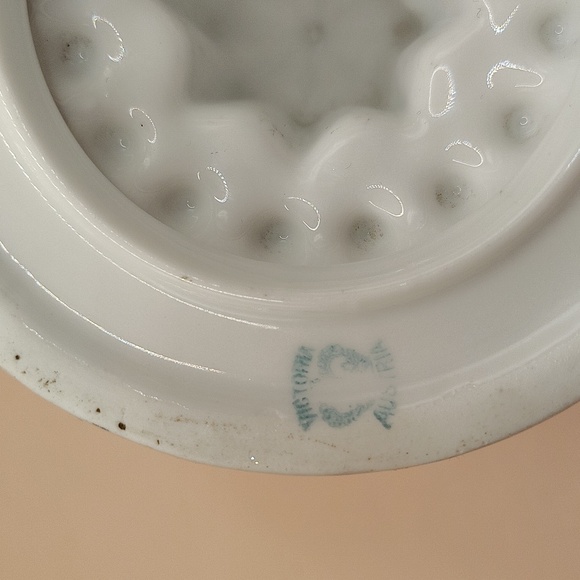 Vintage Victoria Austria Porcelain Citrus Juicer With A Rose Floral Pattern - Picture 6 of 6